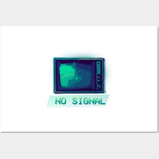 Retro Love - No signal Posters and Art